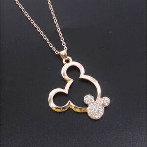 3 for $26 - Rose Gold Mickey Mouse Necklace